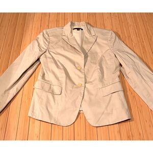 Brooks Brothers 346 Women’s Size 8 Beige Two-Button Stretch Blazer